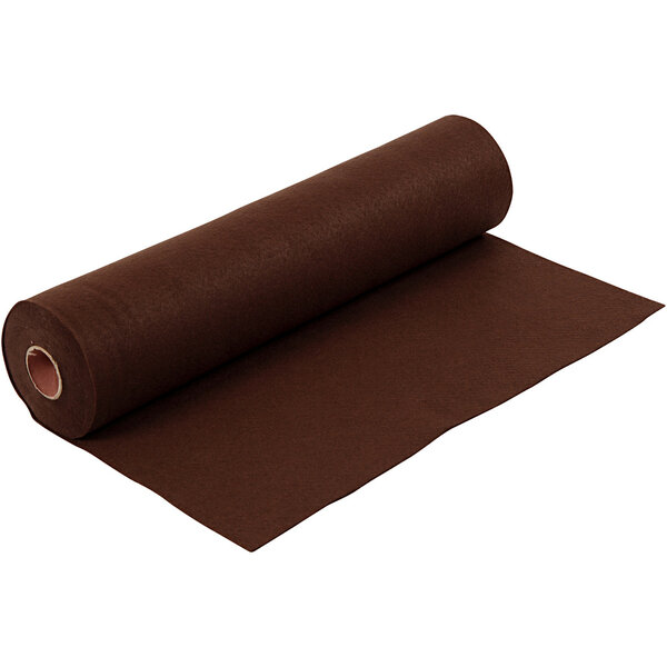 Creativ Company Hobbyvilt, B: 45 cm, dikte 1,5-2 mm, 180-200 gr, bruin, 5 m/ 1 rol