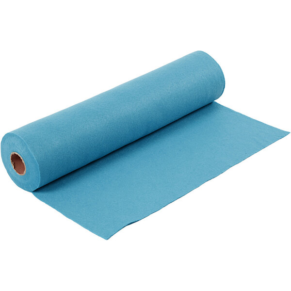 Creativ Company Hobbyvilt, B: 45 cm, dikte 1,5-2 mm, 180-200 gr, turquoise, 5 m/ 1 rol