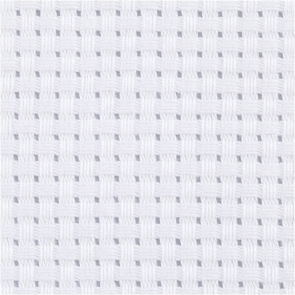 Creativ Company Aida, B: 150 cm, 35 vierkanten per 10 cm, wit, 3 m/ 1 stuk