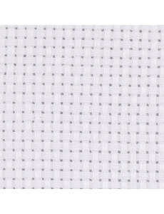 Creativ Company Aida, afm 50x50 cm, 43 vierkanten per 10 cm, wit, 1 stuk