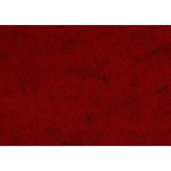Creativ Company Hobbyvilt, A4, vel 210x297 mm, dikte 1,5-2 mm, gemelleerd, rood, 10 vel/ 1 doos