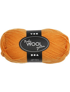Creativ Company Baby Garen, L: 172 M, oranje, 50 gr/ 1 bol