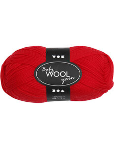 Creativ Company Baby Garen, L: 172 M, rood, 50 gr/ 1 bol