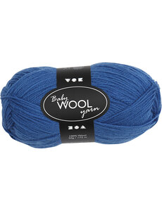 Creativ Company Baby Garen, L: 172 M, blauw, 50 gr/ 1 bol