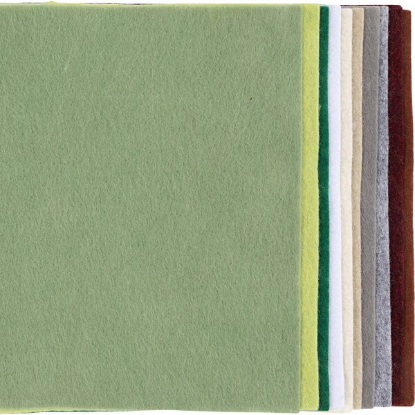 Creativ Company Hobbyvilt, A4, vel 210x297 mm, dikte 2 mm, naturel, 10 stuk/ 1 doos
