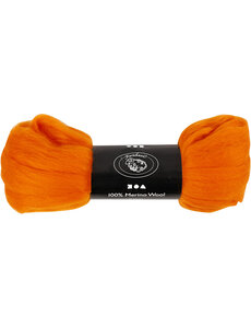 Creativ Company Merino Wol, dikte 21 my, oranje, 100 gr/ 1 doos