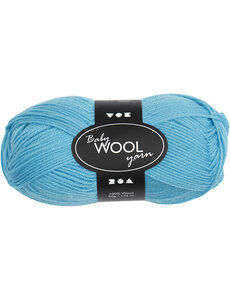 Creativ Company Baby Garen, L: 172 M, turquoise, 50 gr/ 1 bol