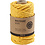 Creativ Company Macramé koord, L: 55 M, d 4 mm, geel, 330 gr/ 1 rol