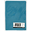 Creativ Company Hobbyvilt, A4, vel 210x297 mm, dikte 1,5-2 mm, turquoise, 10 vel/ 1 doos