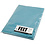 Creativ Company Hobbyvilt, A4, vel 210x297 mm, dikte 1,5-2 mm, turquoise, 10 vel/ 1 doos