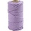 Creativ Company Macramé koord, L: 55 M, d 4 mm, paars, 330 gr/ 1 rol