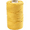 Creativ Company Macramé Koord, L: 198 M, d 2 mm, geel, 330 gr/ 1 rol