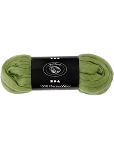 Creativ Company Merino Wol, dikte 21 my, cactus, 100 gr/ 1 doos