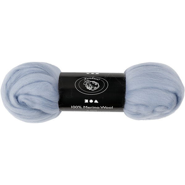 Creativ Company Merino Wol, dikte 21 my, ice blue, 100 gr/ 1 doos