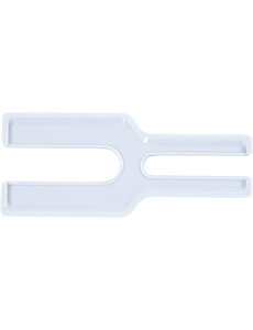 Creativ Company Pom-pom maker gereedschap, L: 12 cm, B: 5 cm, 1 stuk