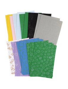 Creativ Company Hobbyvilt, vel 21x30 cm, dikte 1,5-2 mm, Inhoud kan variëren , diverse kleuren, 24 vel/ 1 doos
