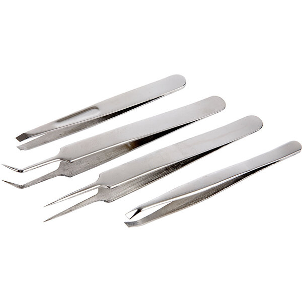 Creativ Company Pincet set, L: 9-12 cm, 4 stuk/ 1 doos