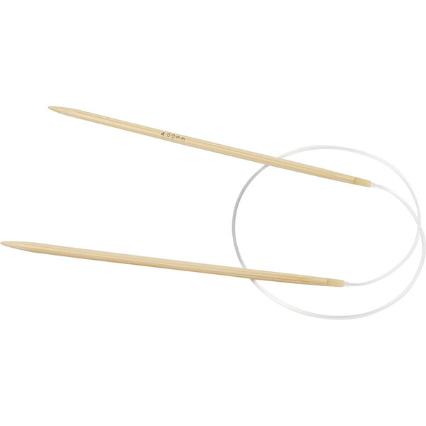 Creativ Company Rond breinaalden, L: 60 cm, afm 4 mm, 1 stuk