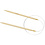 Creativ Company Rond breinaalden, L: 60 cm, afm 6 mm, 1 stuk