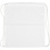 Creativ Company Tas met treksluiting, afm 37x41 cm, 130 gr, wit, 1 stuk