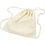 Creativ Company Tas met treksluiting, afm 37x41 cm, 115 gr, licht naturel, 3 stuk/ 1 doos
