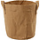 Creativ Company Faux Leather opslagzak, H: 20 cm, d 19,5 cm, 350 gr, lichtbruin, 1 stuk