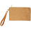 Creativ Company Faux Leather Clutch, H: 18 cm, L: 21 cm, 350 gr, lichtbruin, 1 stuk