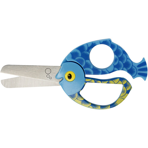 Fiskars Fiskars Kinderschaar met Dierenmotief, Vis, L: 13 cm, 1 stuk