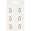 Creativ Company Clips, hart, afm 30x20 mm, goud, 6 stuk/ 1 doos