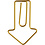 Creativ Company Clips, pijl, afm 40x25 mm, goud, 6 stuk/ 1 doos