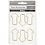 Creativ Company Clips, pijl, afm 40x25 mm, goud, 6 stuk/ 1 doos