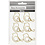 Creativ Company Clips, vogel, afm 32x40 mm, goud, 6 stuk/ 1 doos