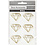 Creativ Company Clips, diamant, H: 25 mm, B: 35 mm, goud, 6 stuk/ 1 doos