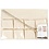 Creativ Company Hangende organiser, H: 93 cm, B: 60 cm, licht naturel, 1 stuk