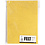 Creativ Company Hobbyvilt, A4, vel 210x297 mm, dikte 1,5-2 mm, geel, 10 vel/ 1 doos