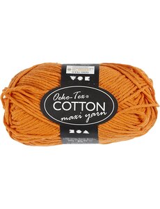 Creativ Company Katoengaren, afm 8/8, L: 80-85 M, oranje, 50 gr/ 1 bol
