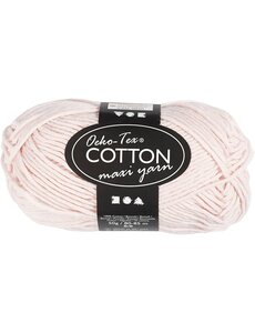Creativ Company Katoengaren, afm 8/8, L: 80-85 M, dusty rose, 50 gr/ 1 bol