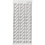 Creativ Company Stickers, hoeken, vel 10x23 cm, zilver, 1 vel