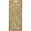 Creativ Company Stickers, bladeren, vel 10x23 cm, goud, 1 vel