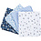 Creativ Company Patchwork stof, afm 45x55 cm, 100 gr, blauw, 4 stuk/ 1 bol