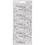 Creativ Company Stickers, veren, vel 10x23 cm, zilver, 1 vel