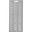 Creativ Company Stickers, hoed, vel 10x23 cm, zilver, 1 vel