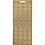 Creativ Company Stickers, lier, vel 10x23 cm, goud, 1 vel