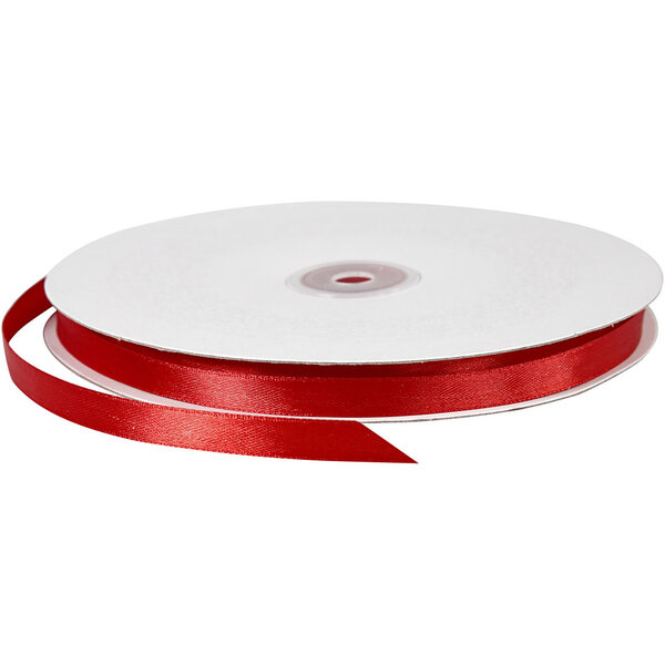 Creativ Company Satijnlint, B: 10 mm, rood, 100 m/ 1 rol