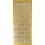 Creativ Company Stickers, indbydelse, vel 10x23 cm, goud, 1 vel