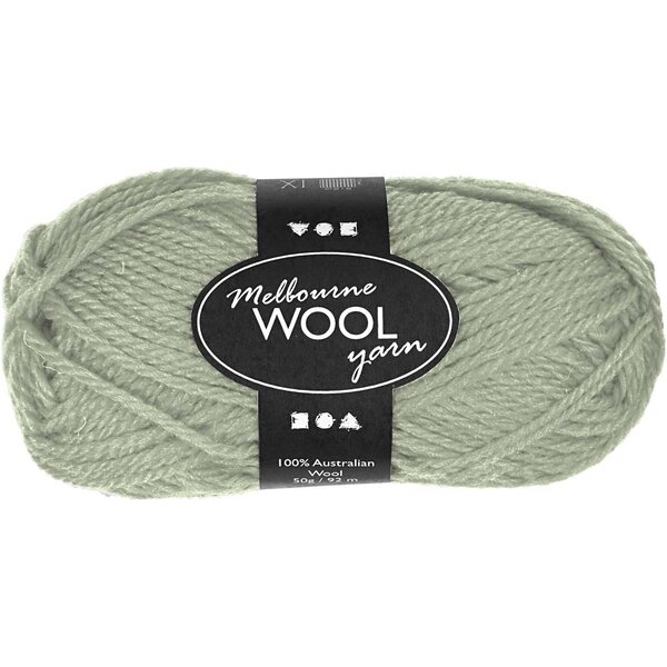 Creativ Company Melbourne wolgaren, L: 92 M, lichtgroen, 50 gr/ 1 bol