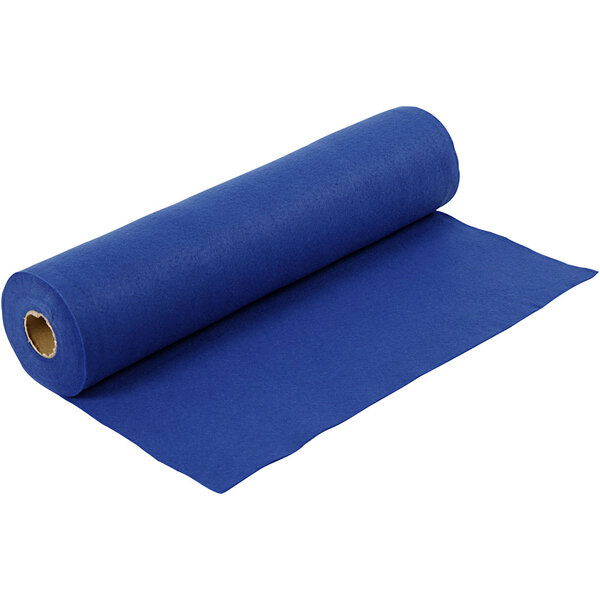 Creativ Company Hobbyvilt, B: 45 cm, dikte 1,5-2 mm, 180-200 gr, blauw, 5 m/ 1 rol