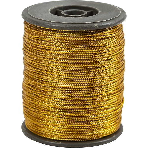 Creativ Company Koord, dikte 0,5 mm, goud, 100 m/ 1 rol