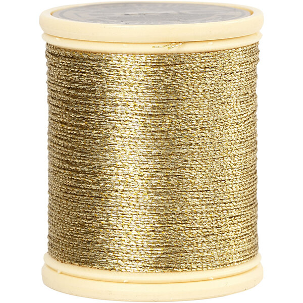 Creativ Company DMC metallic draad, dikte 0,36 mm, goud, 40 m/ 1 rol
