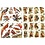 Creativ Company Vintage plaatjes, vogels, vel 16,5x23,5 cm, 2 vel/ 1 doos